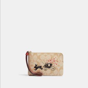 NWT Coach Lunar New Year Rabbit Wristlet